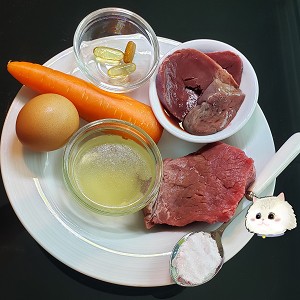 牛肉紅蘿蔔  寵物伯伯 寵物食品 猫猫菜單 - 靚美健